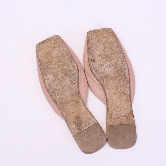 *SOLD*Jil Sander Blush Square Toe Mules - Picture 7 of 8